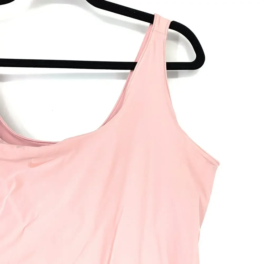 Nike Dress Women's Size L Bliss Luxe Training Mini Sleeveless Pink NWT